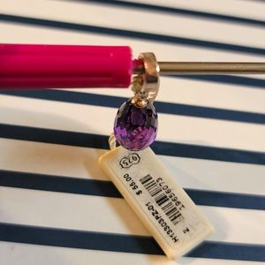 Persona 925 Sterling Silver "Brilliant Briolette Purple" Dangle fits Pandora